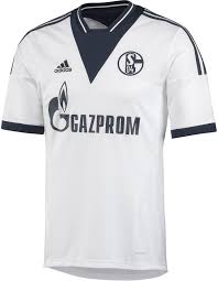 13-14 Schalke 04 Away White Jersey Shirt - Click Image to Close